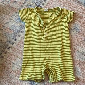 Kate Quinn 3-6 month baby striped onesie